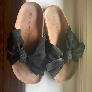 Ulla Johnson suede Ingrid slides